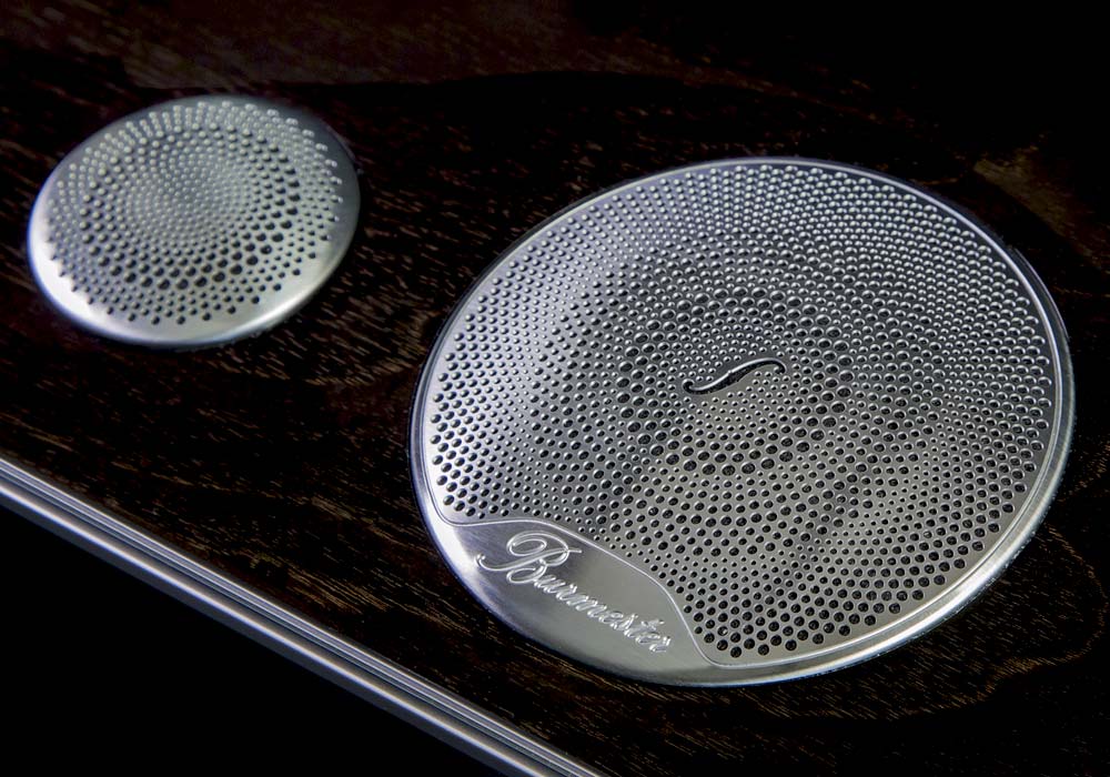 Photo etched automotive speaker