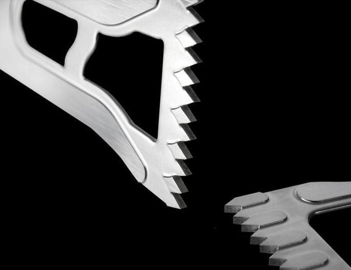 Photo etched bone saws
