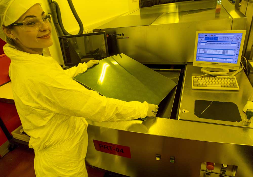 LDI etching technology