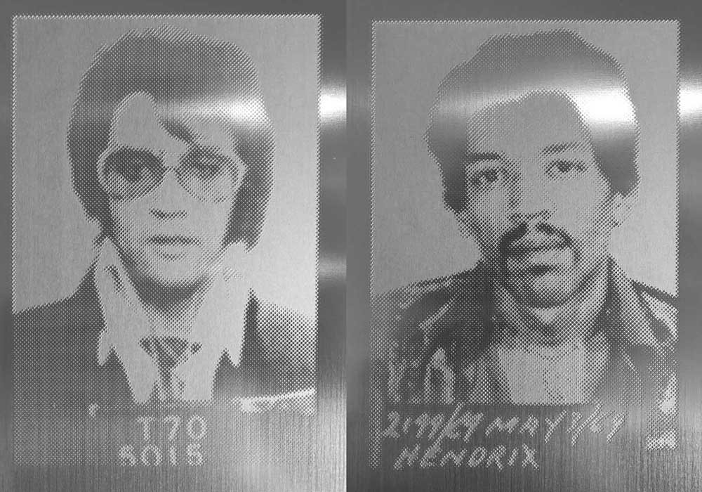 Elvis Presley and Jimi Hendrix