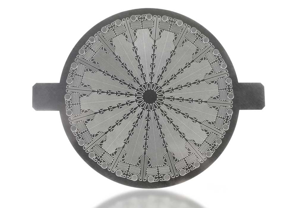 Etched bipolar plate