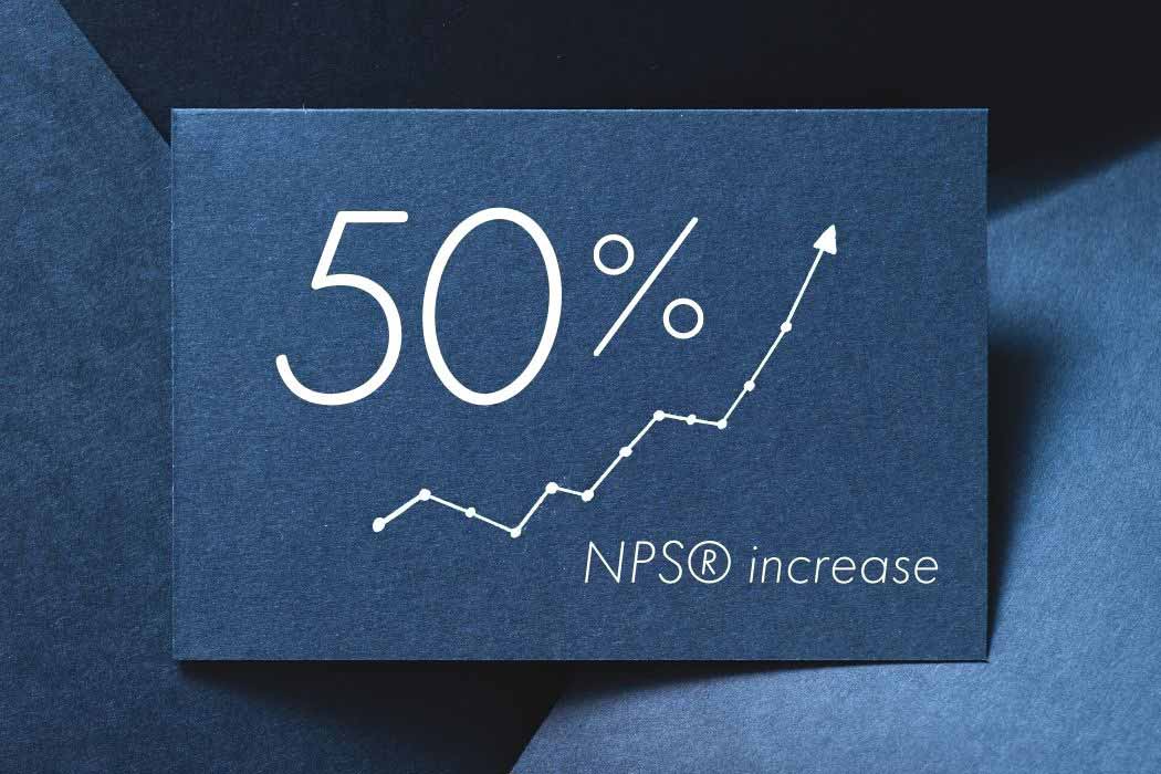 50% Net Promoter Increase
