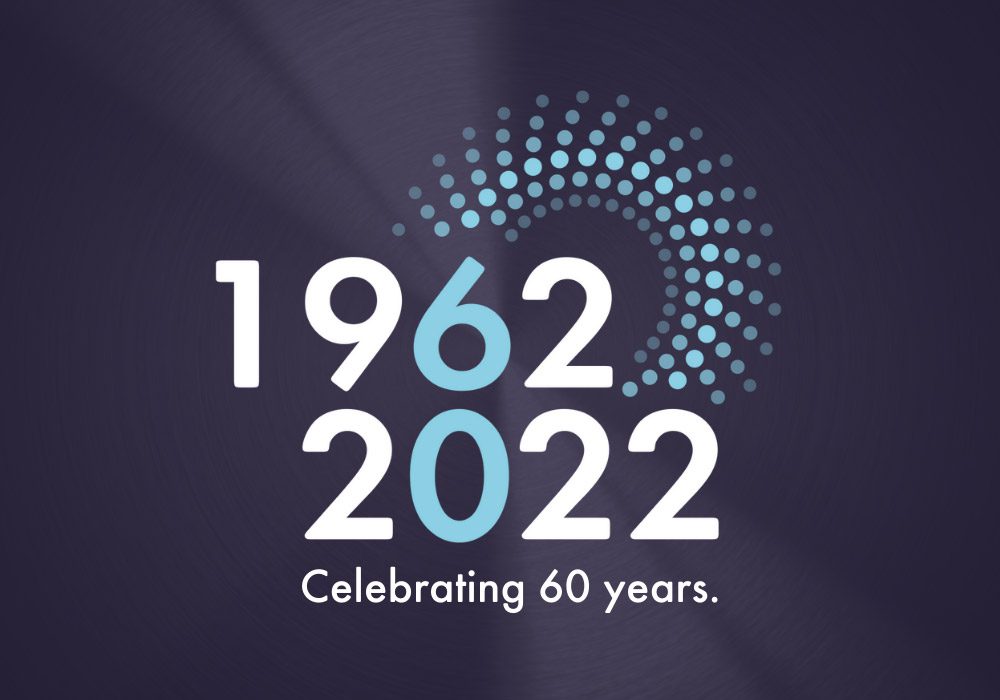 Precision Micro 60 year logo