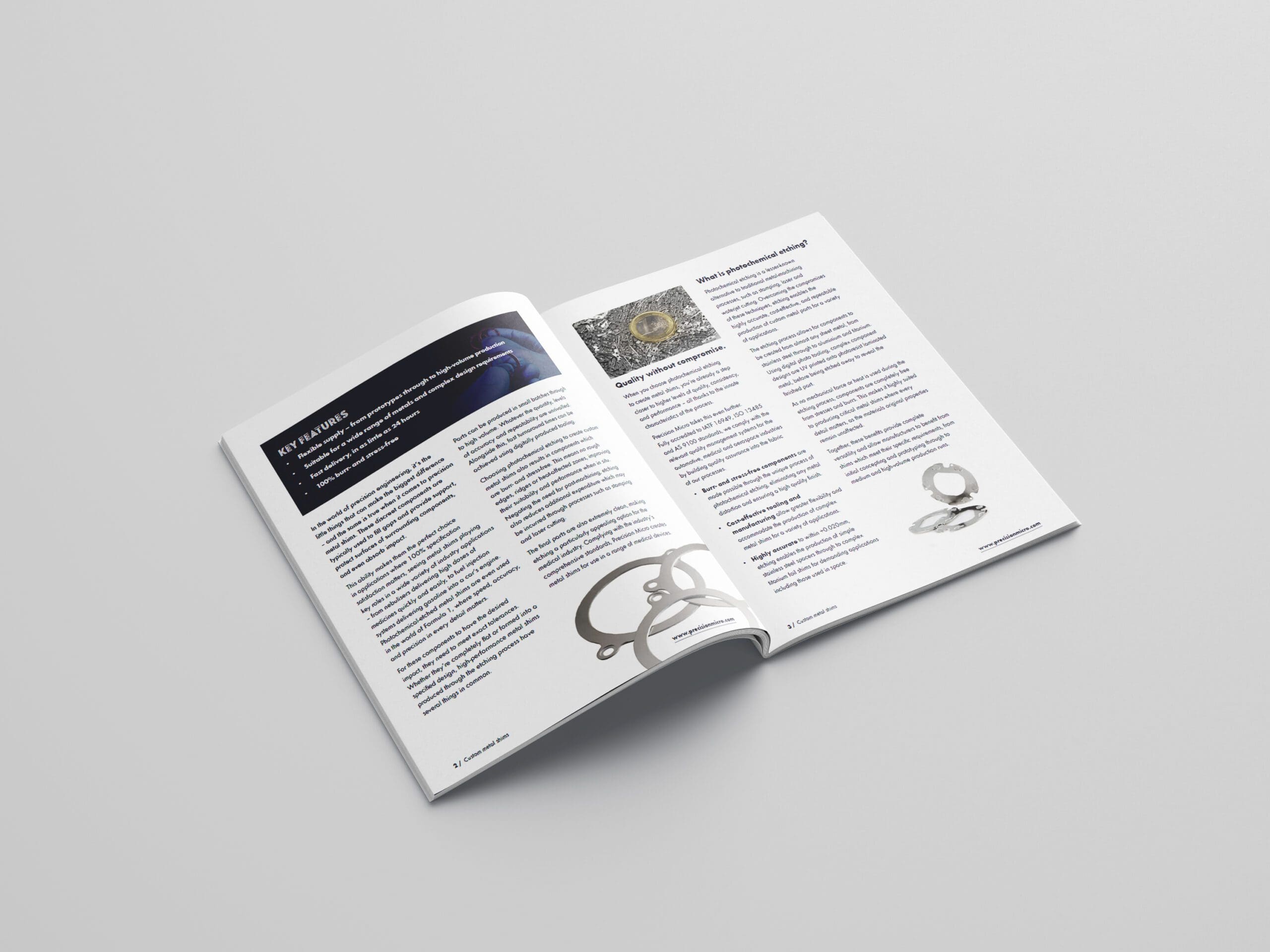 Metal shims application note inside pages