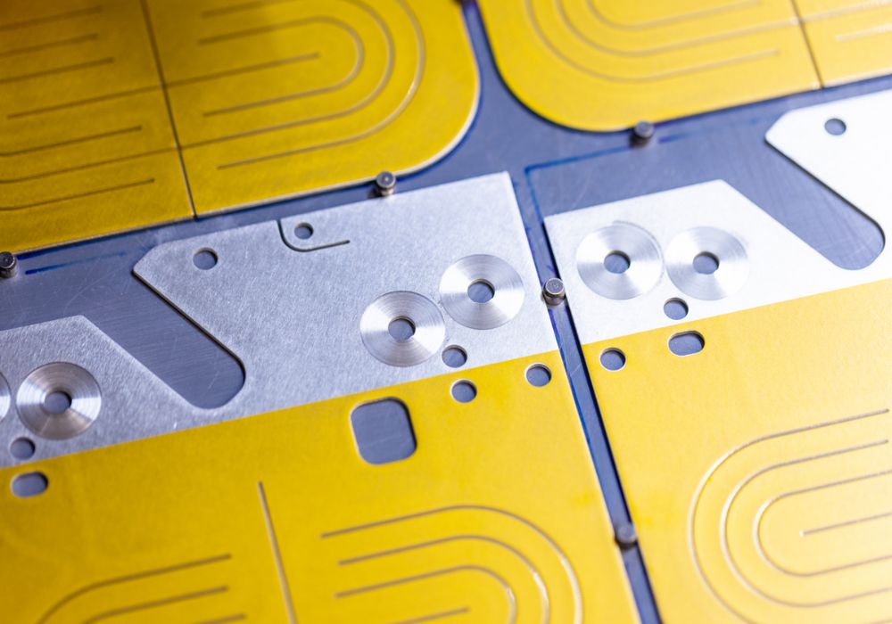 Etched and formed component